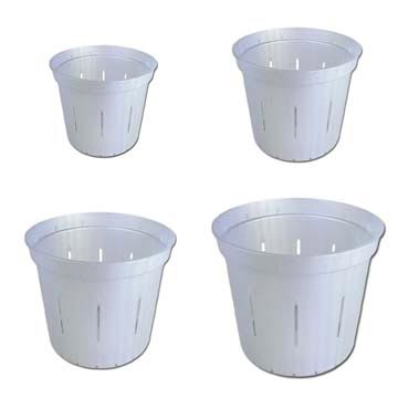 Growers Assortment of Slotted Clear Pots