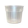 Rigid Clear Plastic Pot - 4" Fluted